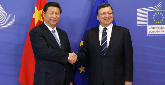 Председатель КНР Си Цзиньпин встретился с председателем Европейской комиссии Ж. М. Баррозу