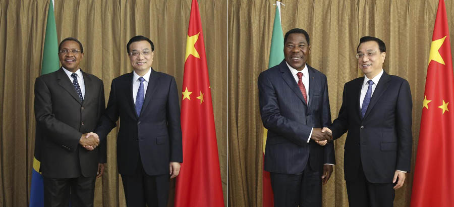 Ли Кэцян встретился с президентами Танзании и Бенина