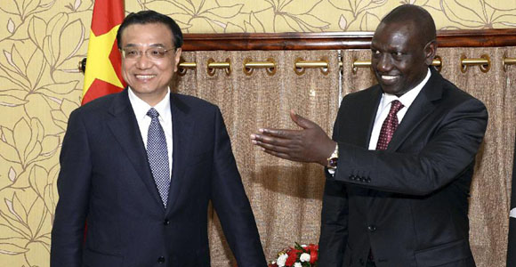 /Визит/ Премьер Госсовета КНР Ли Кэцян встретился с вице- президентом Кении Уильямом Самози Руто