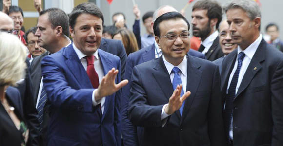 Ли Кэцян и М.Ренци приняли участие в собрании по случаю 5-й Китайско-итальянской инновационной недели