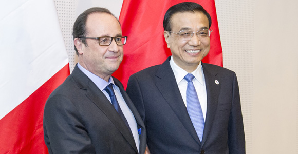 Ли Кэцян провел встречу с Франсуа Олландом