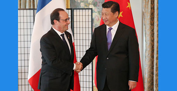 Си Цзиньпин встретился с президентом Франции