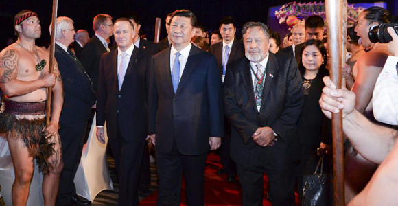 Си Цзиньпин принял участие в приеме, устроенном в его честь общественностью Новой Зеландии