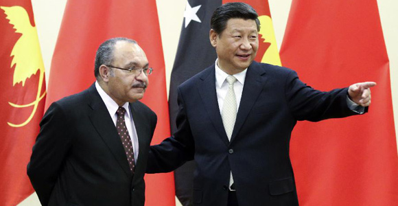 Си Цзиньпин встретился с премьер-министром Папуа-Новой Гвинеи