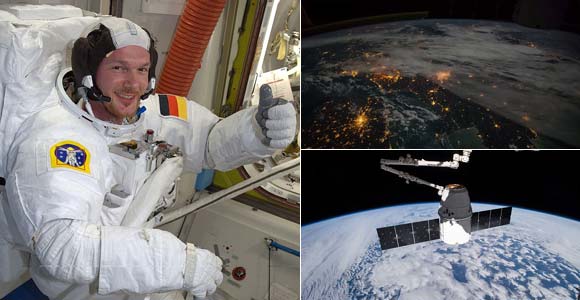 Серия впечатляющих снимков Земли, сделанных немецким астронавтом Александром Герстом с МКС