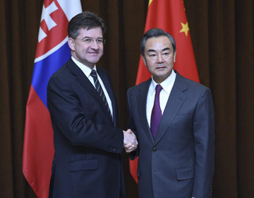 Ван И встретился с вице-премьером, министром иностранных дел Словакии