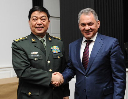 Чан Ваньцюань встретился с министром обороны РФ С. Шойгу