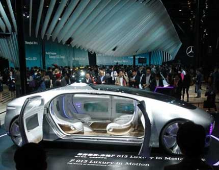 Беспилотный концепт-кар на Шанхайской автовыставке