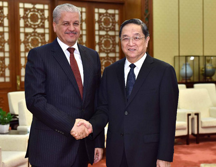 Юй Чжэншэн встретился с премьер-министром Алжира