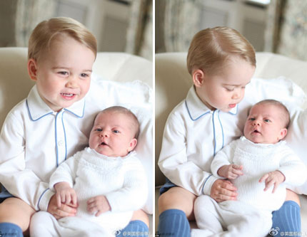 Милые фото юного принца Джорджа с младшей сестренкой