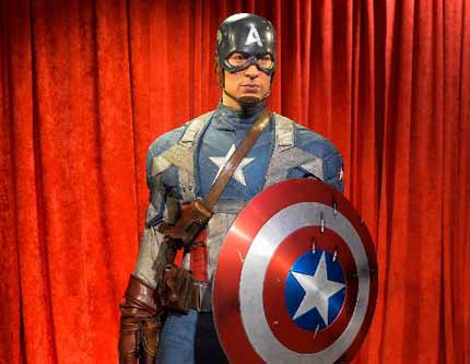 В Вашингтоне в музее Мадам Тюссо появился "Капитан Америка"