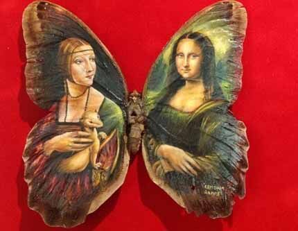 Картины на крыльях бабочек