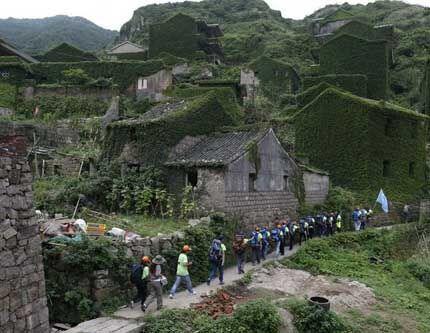 Заброшенная нежилая деревня Хоутоувань в уезде Шэнсы города Чжоушань названа "самой красивой нежилой деревней" в сети