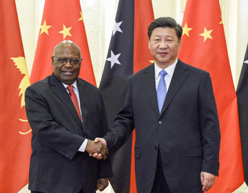 Китайский лидер встретился с генерал-губернатором Папуа-Новой Гвинеи