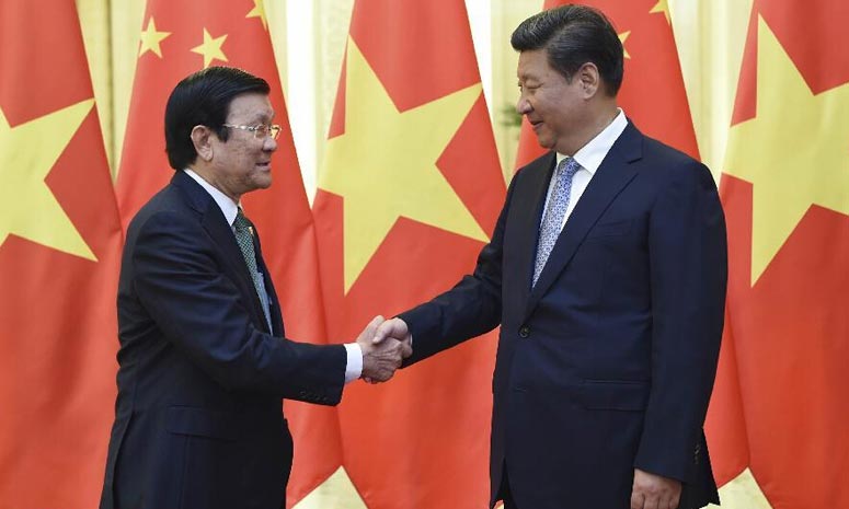 Си Цзиньпин встретился с президентом Вьетнама