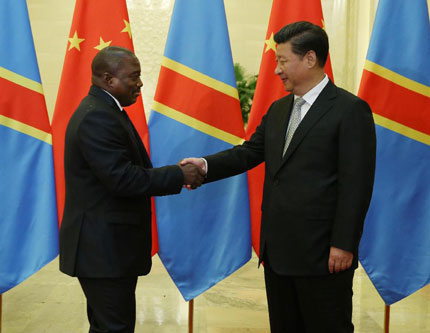 Си Цзиньпин встретился с президентом ДРК Ж. Кабилой