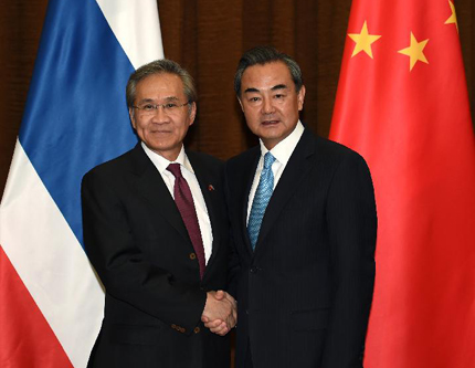 Главы МИД Китая и Таиланда согласились совместно продвигать создание экономического 
пояса Шелкового пути
