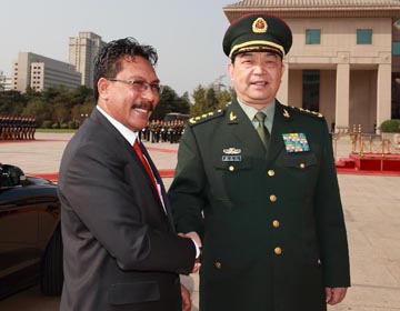 Чан Ваньцюань встретился с министром обороны Восточного Тимора