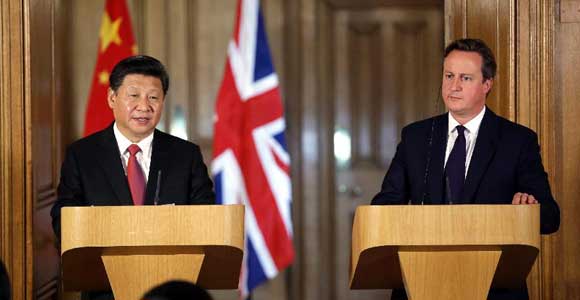 Си Цзиньпин провел переговоры с премьер-министром Великобритании Дэвидом Кэмероном