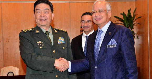 Премьер-министр Малайзии Н.Разак встретился с Чан Ваньцюанем
