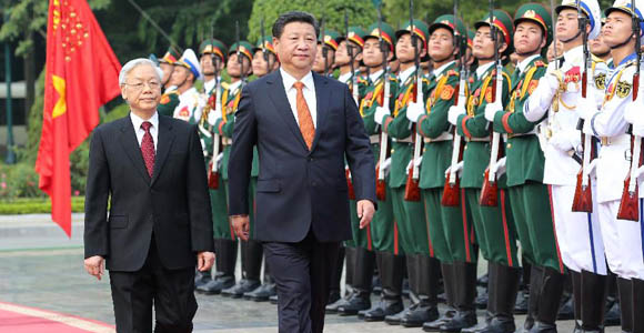 Си Цзиньпин встретился с генсеком ЦК КПВ Нгуен Фу Чонгом