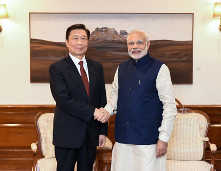 Премьер-министр Индии Н. Моди встретился с Ли Юаньчао