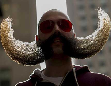 В США прошел конкурс самых необычных бород и усов