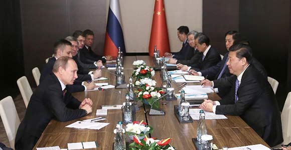 Си Цзиньпин встретился с В.Путиным