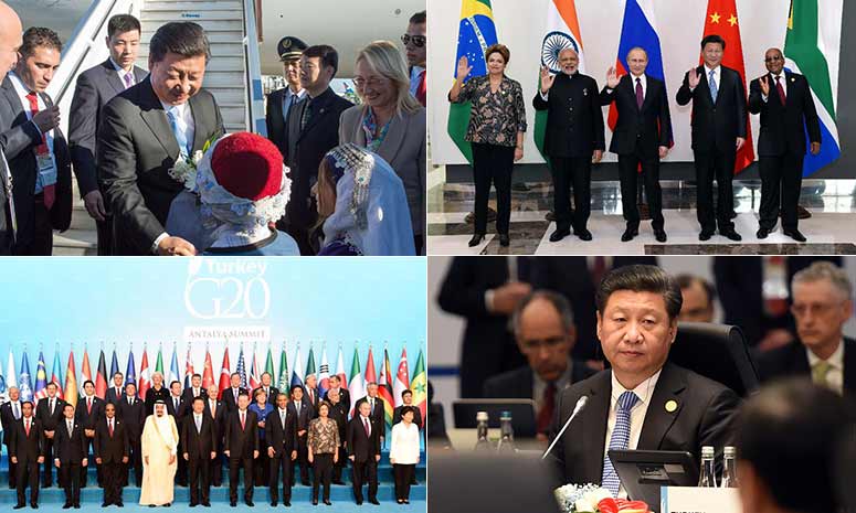 Яркие фотографии присутствия председателя Си Цзиньпина в саммите "Группы 20"