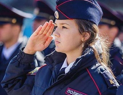 Красивые российские женщины-полицейские
