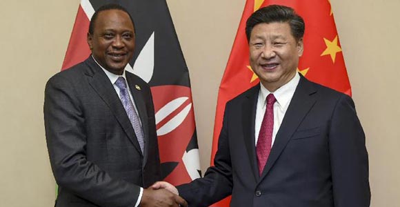 Си Цзиньпин встретился с президентом Кении У.Кениятой
