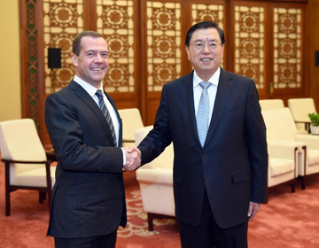 Председатель ПК ВСНП встретился с премьер-министром РФ Д.Медведевым