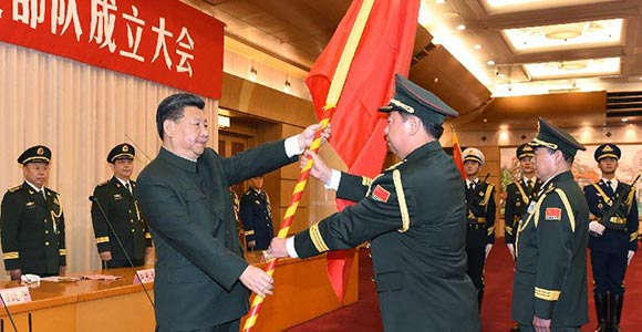 В Китае создано командование Сухопутных войск, сформированы Ракетные войска и Войска 
стратегической поддержки