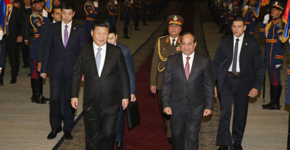 Си Цзиньпин прибыл в Каир с государственным визитом в Египет