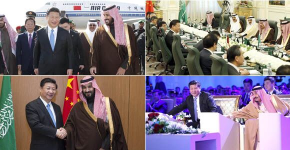 Подборка фотографий во время визита Си Цзиньпина в Саудовскую Аравию