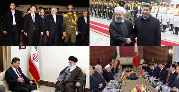 Подборка фотографий во время визита Си Цзиньпина в Иран
