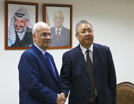 Спецпосланник КНР по вопросам Среднего Востока находится с визитом в Палестине