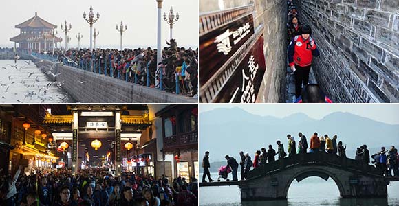 В дни праздника Весны по Китаю путешествовали более 300 млн туристов