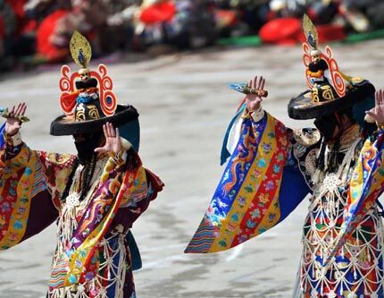 Религиозный танец в Ганьсу