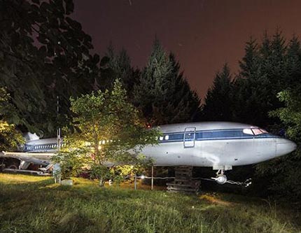 Пенсионер соорудил инновационный дом из старого Boeing 727