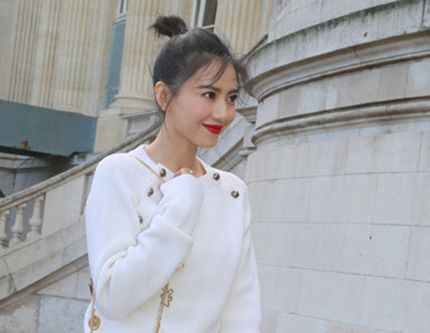 Актриса Гао Юаньюань участвовала в мероприятиях в Париже