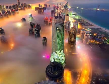 Дубай в смоге