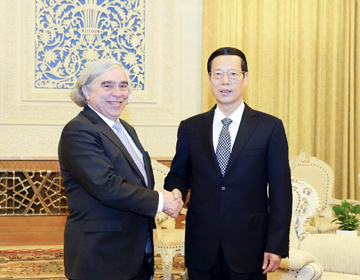 Чжан Гаоли встретился с министром энергетики США Эрнестом Монисом