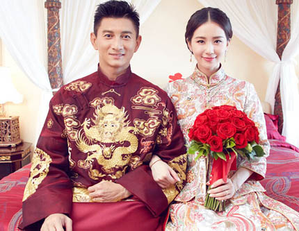 Опубликованы новые свадебные фотографии У Цилун и Лю Шиши