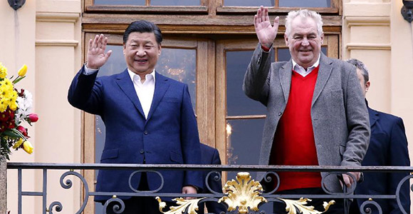 Си Цзиньпин провел встречу с президентом Чехии Милошем Земаном