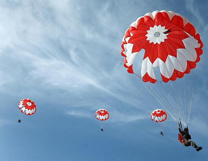 Тренировка парашютных десантов