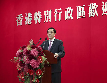 Чжан Дэцзян встретился с представителями различных кругов общественности Сянгана