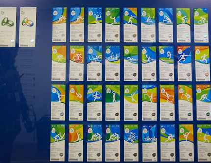 Оргкомитет Олимпийских игр в Рио-де-Жанейро представил образцы билетов