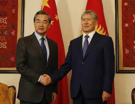 Китай намерен углублять взаимовыгодное сотрудничество с Кыргызстаном во всех сферах -- Ван И