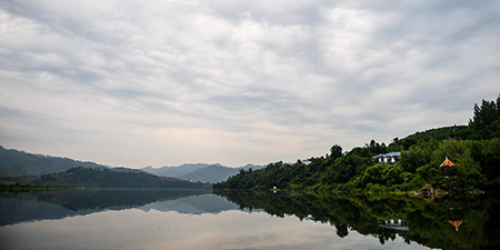 Природная красота реки Ялуцзян на северо-востоке Китая